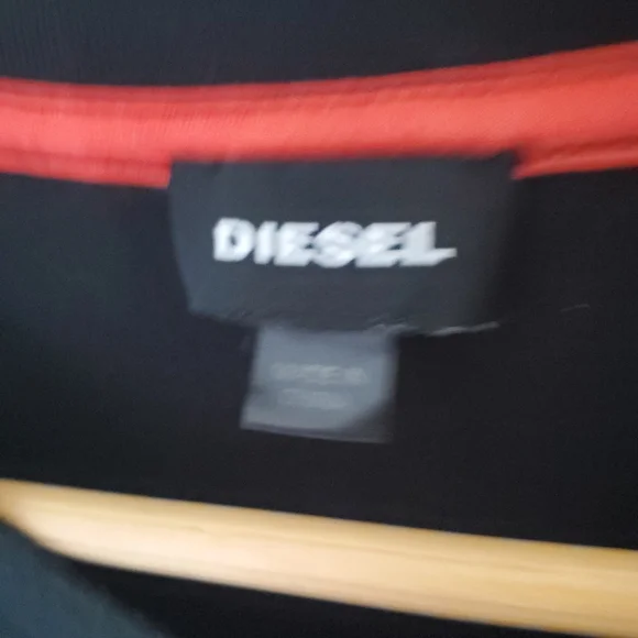 Diesel x Olivia ØBLANC Black Snap Patch T-Shirt M - Picture 4 of 5